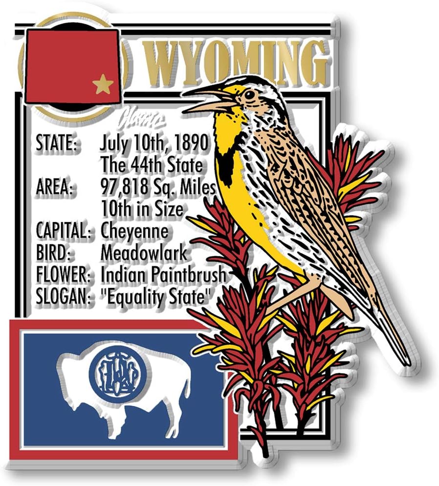 Wyoming Collection Magnet Set of 6